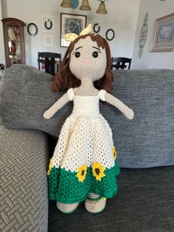Crocheted doll