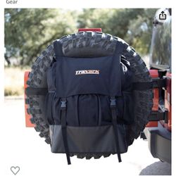 Traxack Spare Tire Bag & Truck Organizer - Heavy Duty Spare Tire Trash Bag | Camping Gear for Trucks | Firewood Bag | SUV Trunk Organizer & Truck Carg