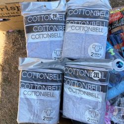Cottonbell Men's Hip Briefs 2-Pack – 4 Packs