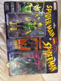 Marvel Legends Spider-Man Electro & Kaine Action Figures