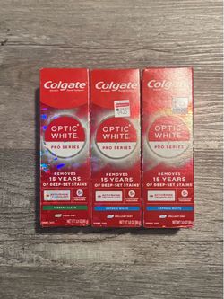 Colgate Optic White Pro Series Toothpaste 3 Oz $6 Each