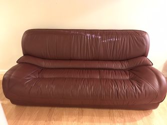 Quality Leather Sofas/Couch (Brown) - Imported from China