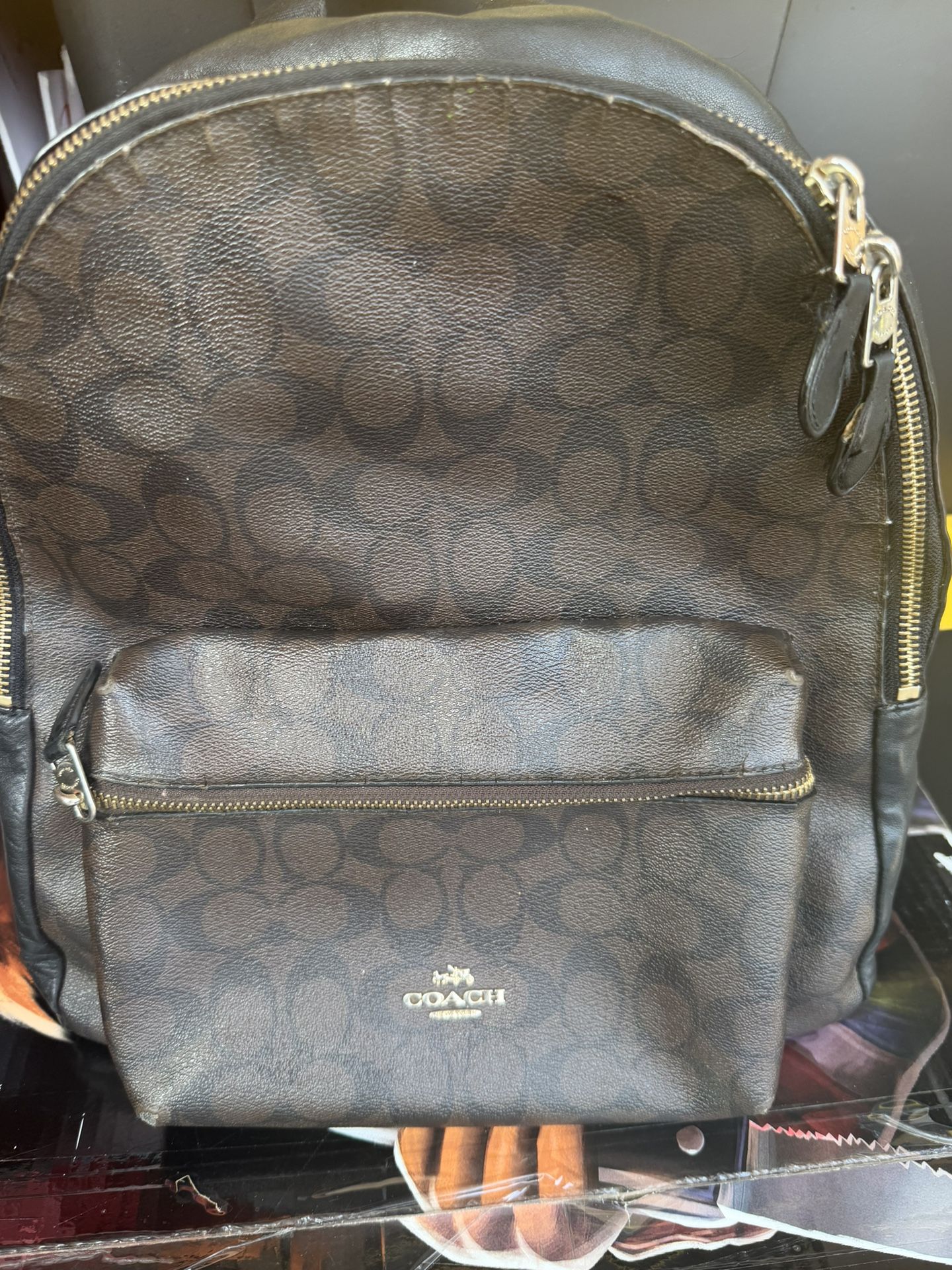 West Backpack In Signature Canvas It’s Used