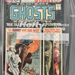 Ghosts #40 DC comics (1975) Giant Bronze Age Horror Supernatural Anthology