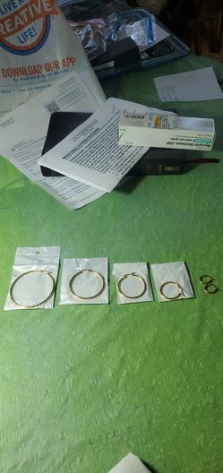 5 Sizes, Sets of Hoop Earrings