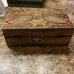 Trinket Box Hand Painted