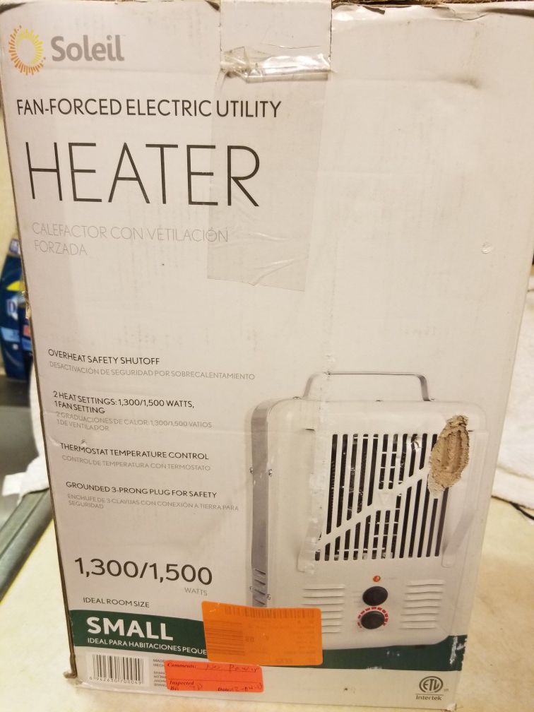Utility heater 1300/1500watts