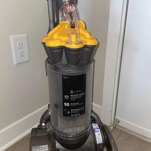 Dyson DC33 Multi-Floor Bagless Upright Vacuum Cleaner