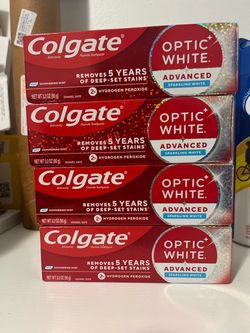 Colgate optic white 4pk