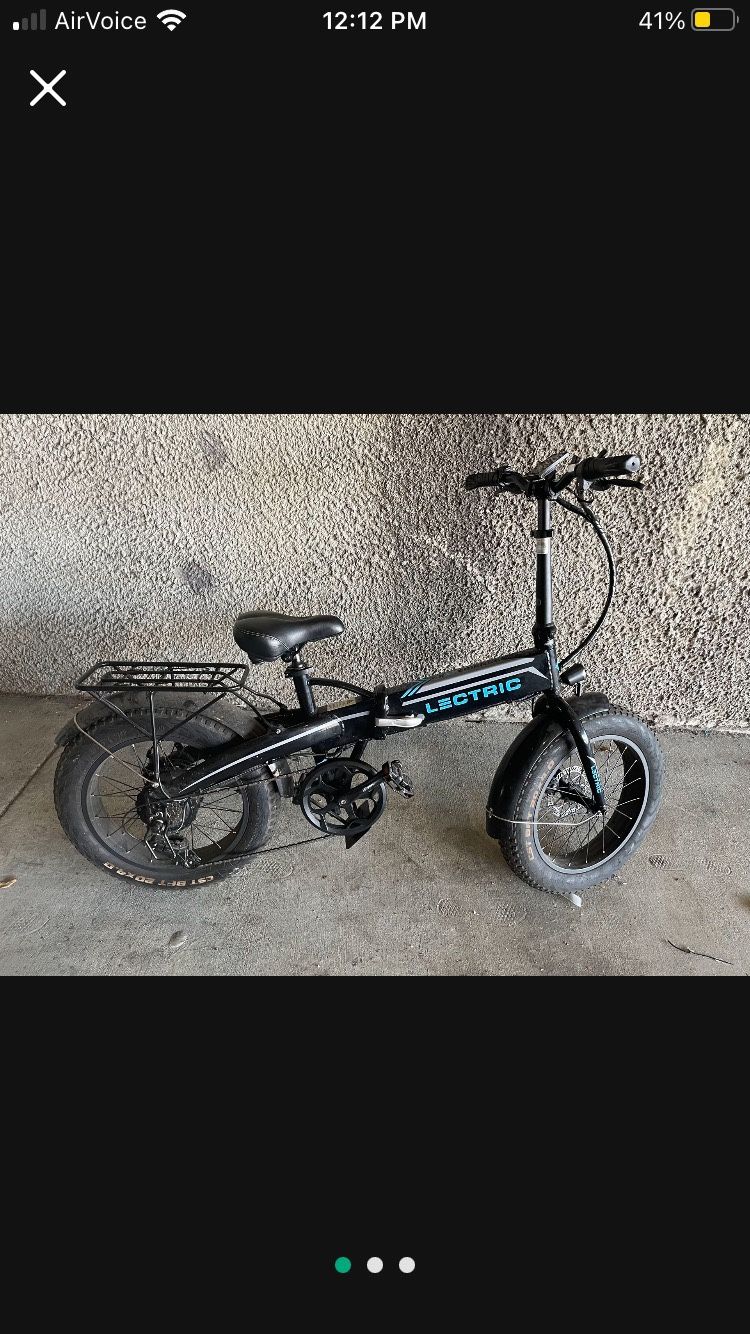 Lectric 1.0 Folding E-Bike – Runs Perfect – $700 OBO (Low Miles)