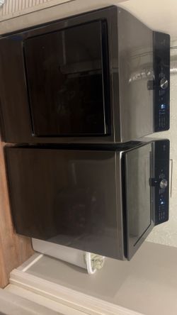 LG 5.0 cu. ft. Top Load Washer and 7.3 cu. ft. Rea