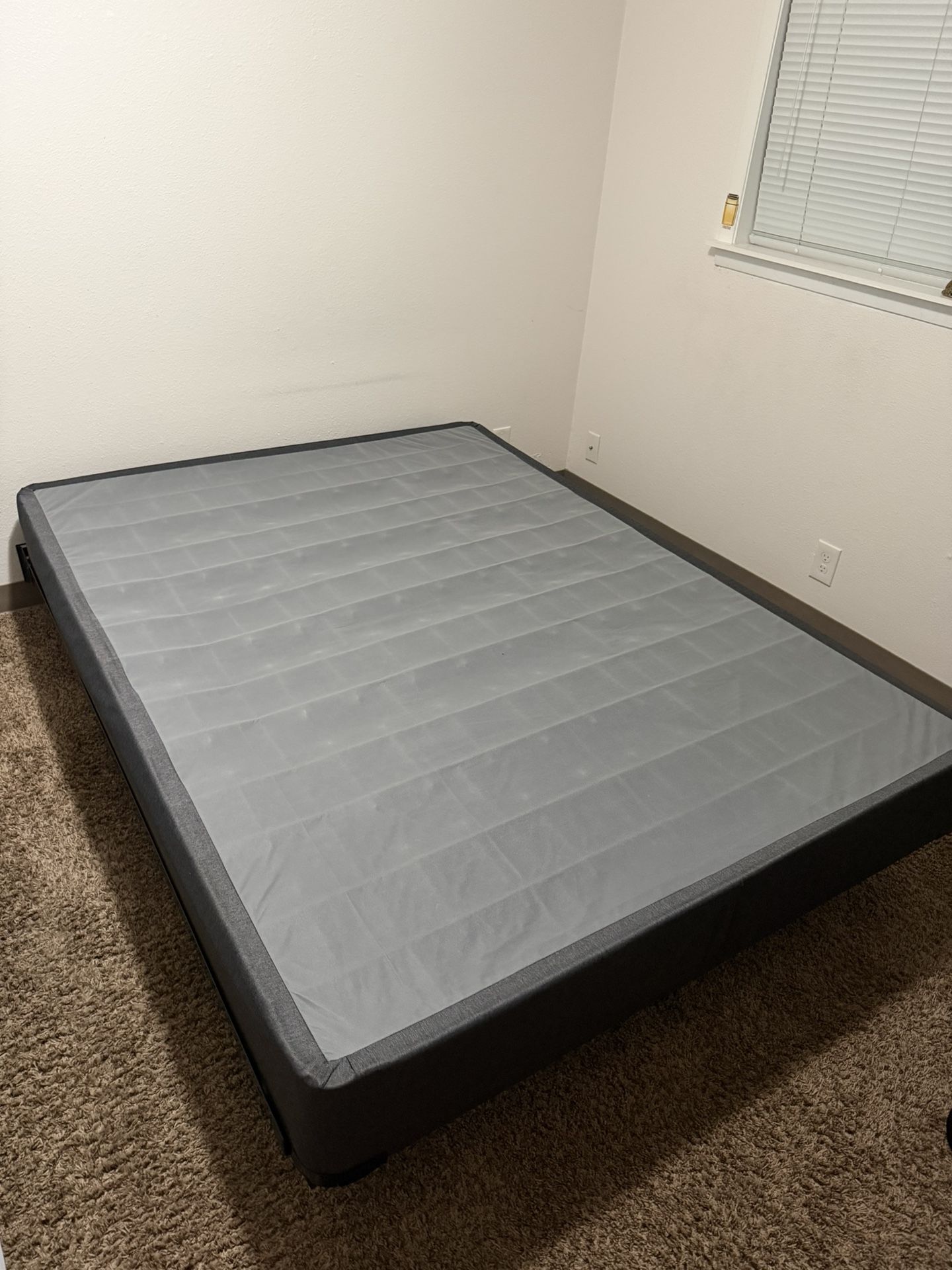 Queen Bed (Frame and Mattress Foundation)