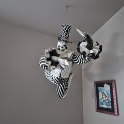 Paper mache clown