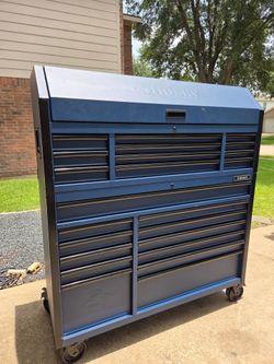 Husky  Heavy Duty  56 Inch  23 Drawer  Toolbox  w/  Keys.  DR0P0FF AVAIL. READ BELOW. FIRM PRICE.