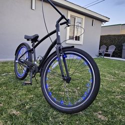 Sixthreezero  Men's Cruiser Bike (26-Inch) included with new rim lights .