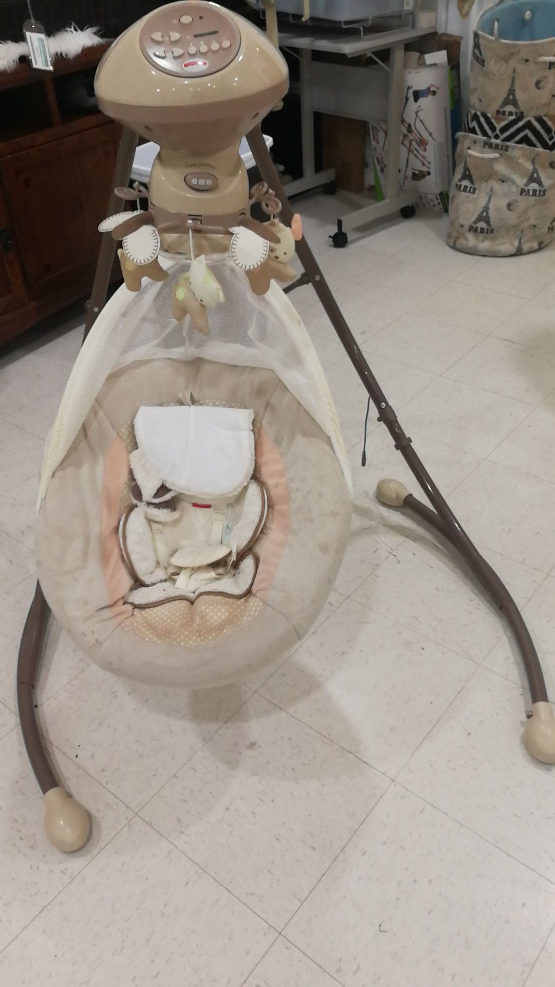 Baby swing works just needs a new home