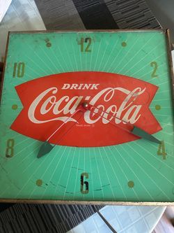 Vintage Drink Coca-Cola Advertising Wall Clock