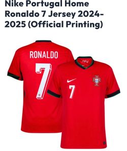 Nike Portugal Home Ronaldo 7 Jersey 2024-2025