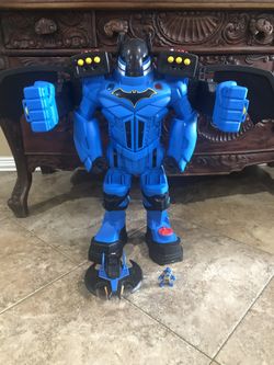 Fisher Price Imaginext Batbot Xtreme 30 Inch Batman Robot Playset Lights