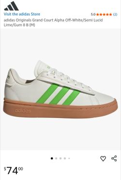 Adidas tennis shoes US 8 (grand court alpha)
