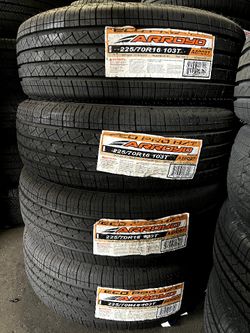 225/70/16 New Tires #4 Arroyo Mount & Balance // 4 llantas nuevas Instaladas Y Balanceadas