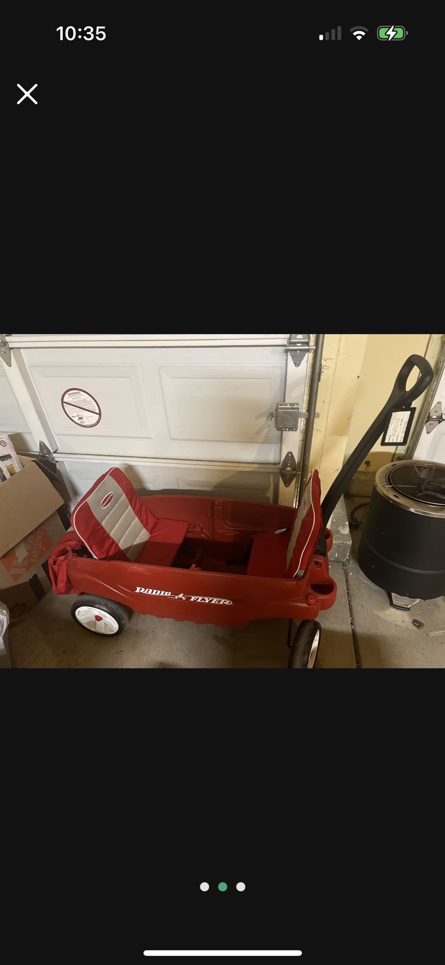 radio flyer deluxe all terrain wagon luggage carrier.  