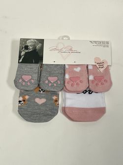 Marilyn Monroe matching Pet Socks