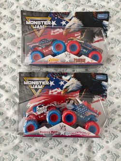 Monster Jam Series 02, 1:64 scale Stars and Stripes Wallmart Collection release