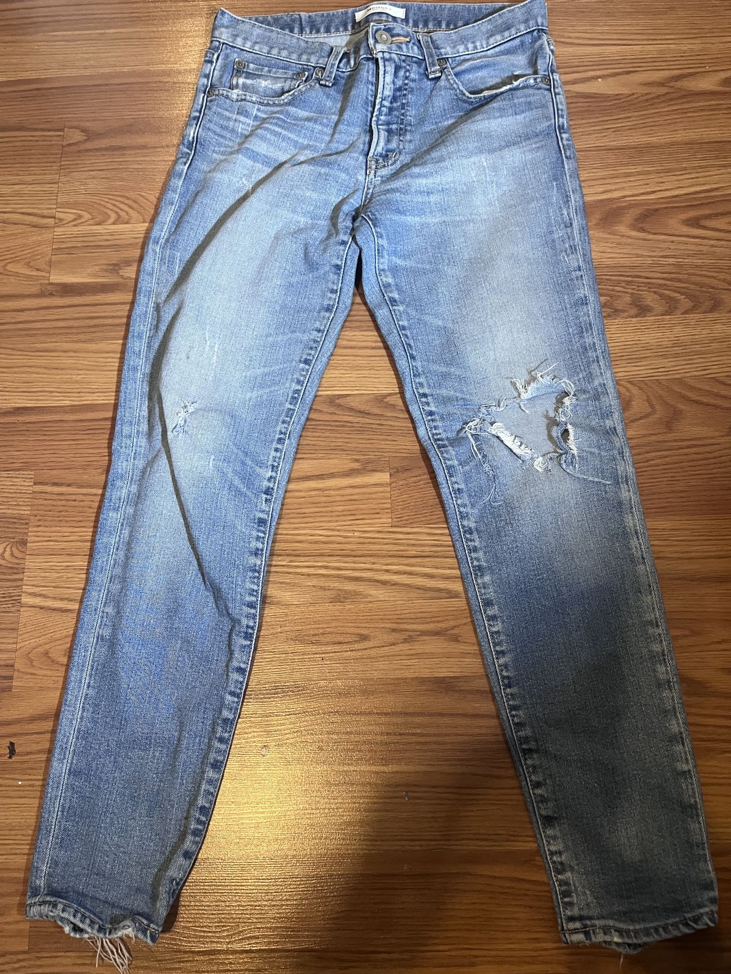 Mousy Jeans Size 27 Distressed