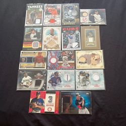 Baseball Relic Cards