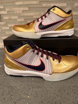 Kobe 4/IV Gold Medal, Men’s size 10.5, $220 Firm
