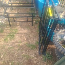 2 of them metal Twin Size Bed Frames or both together they make Queen Size Bed Frames like New