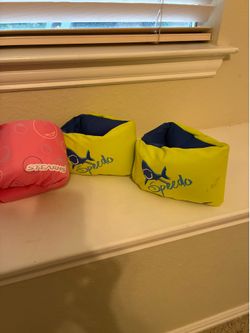 2 different swim safety children’s devices