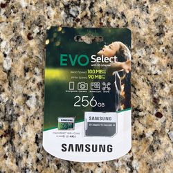 Samsung Evo 256 GB Microsd With Adapter