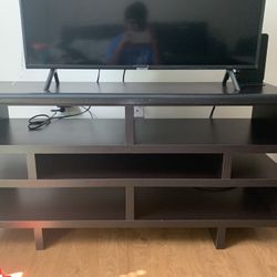 47 Inch Wide Cappucino Finish Tv Console With Storage