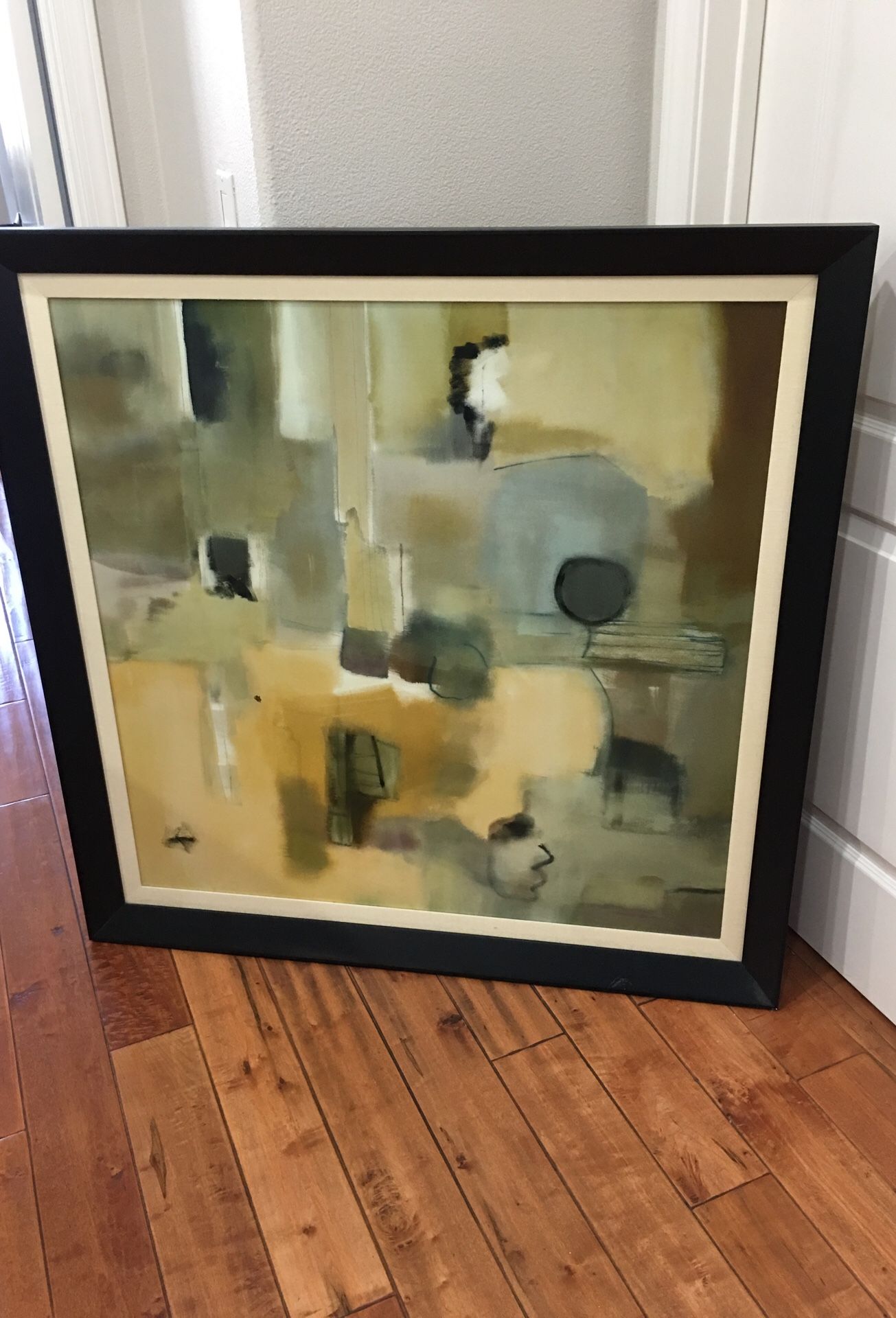 The Bombay Company wall art by Nancy Ortenstone measures 42”x42” for