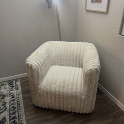White Swivel Chair
