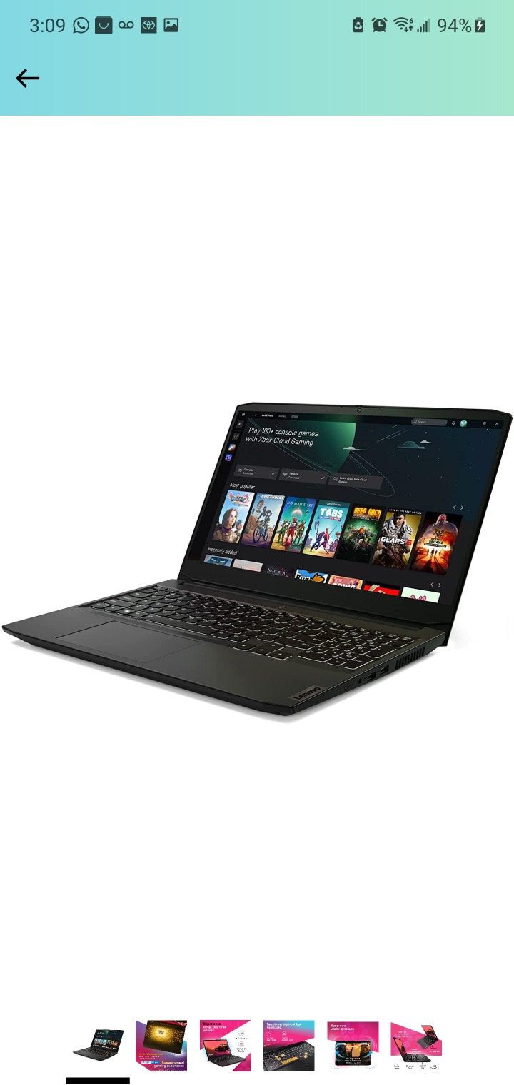 Lenovo IdeaPad Gaming Laptop 