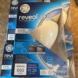 GE Reveal Led Dimmable 65w Uses 10w 
