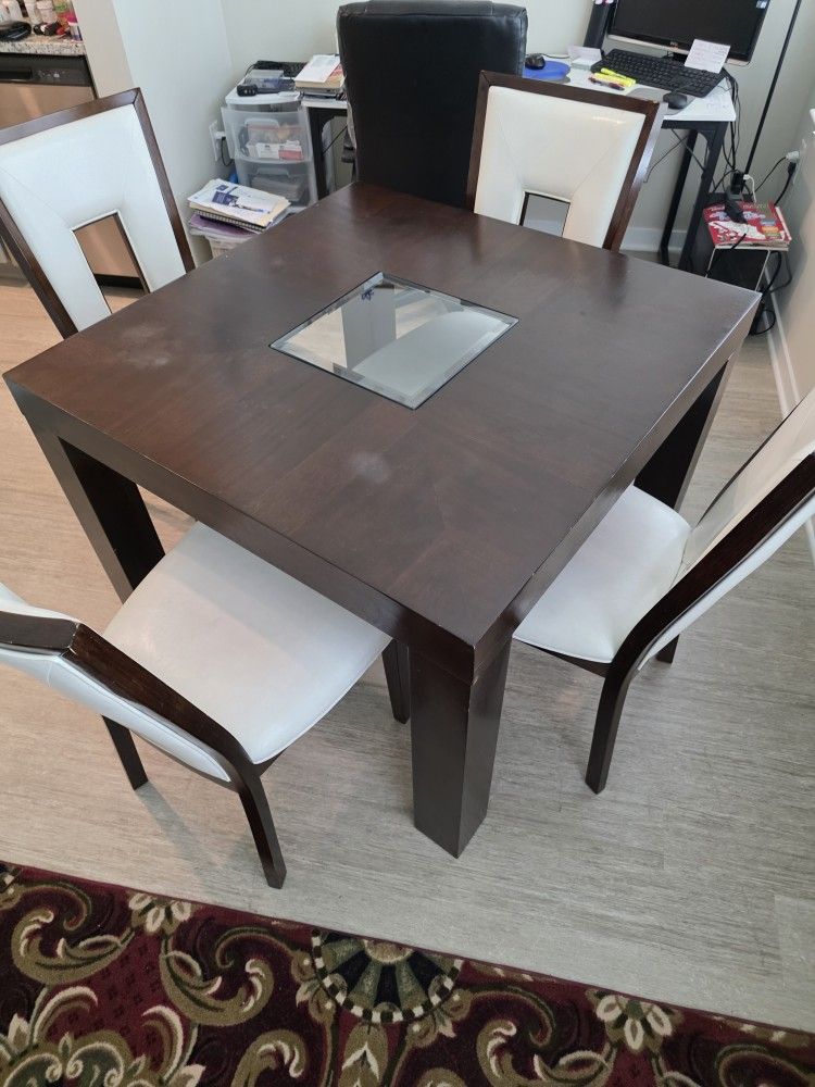 Small Solid Wood Table 42 X 42x 30