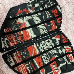 Black and red corset
