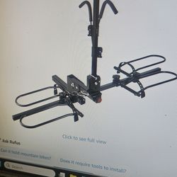 Bike rack for 2 fat tire Ebikes