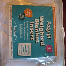 BRAND NEW Poly Fil 6 Lb Weighted Blanket