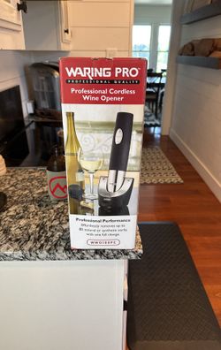 Waring Pro Cordless Wine Bottle Opener