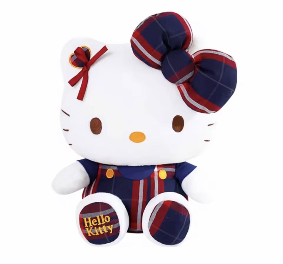 Hello Kitty Plaid Plushie!