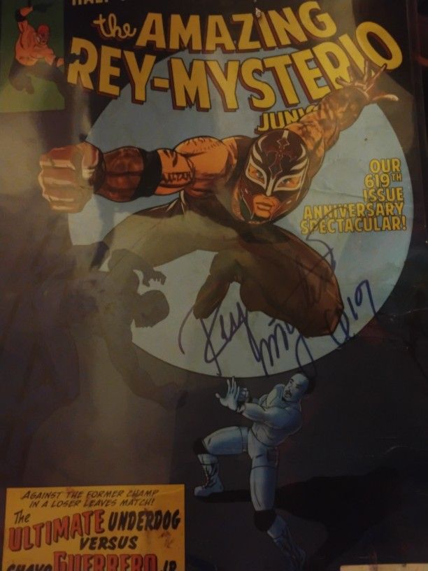 Autographed Ray Mysterio Picture