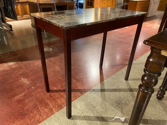 Faux Marble Top Dining Table/ Desk