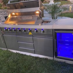 Brand New Patio Bighorn Island Bbq Grill Propane 