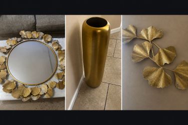 Gold home decor