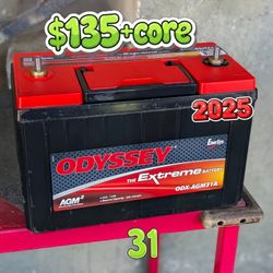 Odyssey Battery Group Size 31